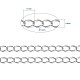 Латунные витой цепочки CHC-Q001-5x4mm-P-3