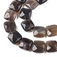 Серые натуральные бусины из агата  G-T138-163-3