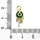 Латунные микро проложить кубического циркония подвески KK-K400-42G-04-3