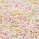 Непрозрачный матовый стеклянный бисер цвета макарон SEED-K009-12B-13-3