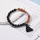 Браслет из бисера мала BJEW-JB08264-2