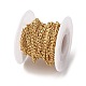 Латунные текстурированные овальные звенья цепи CHC-H113-20G-3