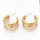 Серьги-кольца из латуни KK-R117-019-NF-1