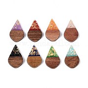 Resin and Walnut Wood Pendants RESI-T060-10M