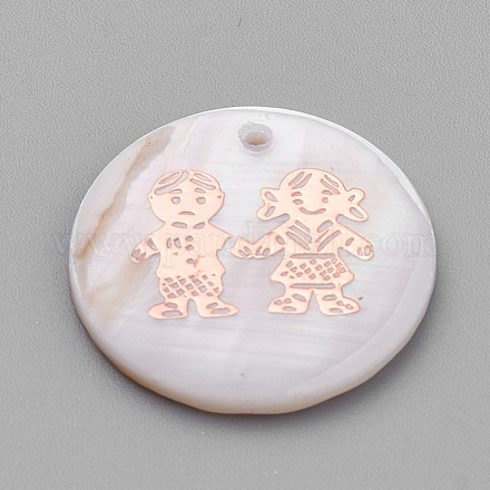 Подвески из пресноводных оболочек SHEL-S269-57-1