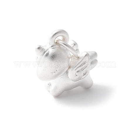 Изящные серебряные подвески-единороги STER-R012-10S-1