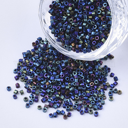 Бусины из гальванического стекла SEED-Q036-01A-K01-1