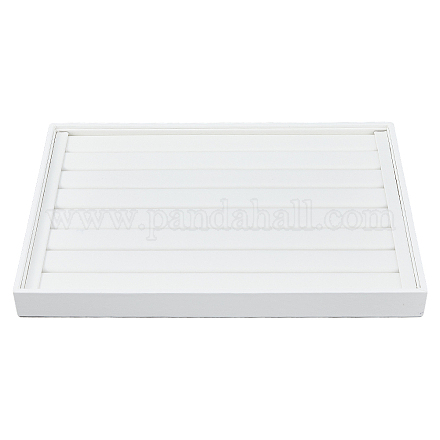 Прямоугольные стойки из искусственной кожи из искусственной кожи CON-WH0093-04B-1