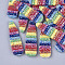 Non Woven Fabric Costume Accessories, with Sequins/ Paillettes and Plastic, Hair Findings Accessories, Teardrop, Colorful, 80x23.5x6mm
