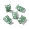 Natural Green Aventurine Healing Figurines, Reiki Energy Stone Display Decorations, for Home Feng Shui Ornament, Owl, 19~19.5x10.5~11x26~26.5mm
