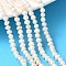 Natural Cultured Freshwater Pearl Beads Strands, Potato, Grade A+, Snow, 4~5mm, Hole: 0.6mm, about 84~87pcs/strand, 14.09''~14.96''(35.8~38cm)