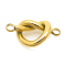 Stainless Steel Links Connector Charms, Golden, 11x9mm