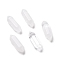 Natural Quartz Crystal Healing Stones, Reiki Energy Balancing Meditation Therapy Wand, No Hole, Faceted, Double Terminated Points, 22~23x6x6mm