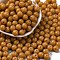 Opaque Colours Glass Seed Beads, Round, Peru, 8x7.5mm, Hole: 1.6mm, about 681pcs/pound