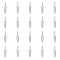 UNICRAFTALE 20Pcs 1mm Hole 304 Stainless Steel Dagger Pendants Sword Charm s Charm Punk Earring Sword Charms s Anime Figures Decoration for Book Lover DIY Jewelry Making