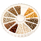 PandaHall About 540 Pcs 6 Colors Brass Wire Guardian Wire Cable Protector 5x4x1mm for Jewelry Making