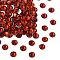 Preciosa® MAXIMA Crystal No Hotfix Flatback Stones, Czech Crystal, Dura Foiling, Round(438 11 615 Chaton Rose), 90075 Red Velvet, SS8(2.3~2.5mm)