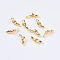 Tibetan Style Alloy Beads, Lead Free and Cadmium Free, Bird, Golden, 12x4x3.5mm, Hole: 1mm