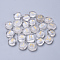 Natural Quartz Crystal Cabochons, Square with Runes/Futhark/Futhorc, 20~22x18~20x8~9mm, 25pcs/set