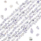 2 Strands Natural Purple Turquoise Beads Strands, Chip, 1~8x5~17x5~8mm, Hole: 0.9~1mm, 30.31~31.50''(77~80cm)