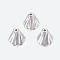 Tibetan Style Bead Caps, Silver, Cadmium Free & Lead Free, 13x12mm, Hole: 2mm, Inner Diameter: 10mm