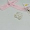 1Pc Rectangle Acrylic Cuff Rings, Clear, Inner Diameter: 17mm