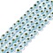 Handmade Evil Eye Lampwork Flat Round Bead Strands, Light Blue, 8x3.2mm, Hole: 1mm, about 48pcs/strand, 13.98''(35.5cm)