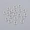 304 Stainless Steel Jump Rings, Open Jump Rings, Silver Color Plated, 20 Gauge, 6x0.8mm, Inner Diameter: 4.5mm
