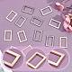 15 шт. пряжки из сплава 3 цветов DIY-GF0006-13A-3