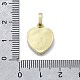 Латунные микро проложить кубического циркония подвески KK-V010-05G-02-3