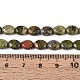 Природные Unakite бисер нитей G-T142-15-5