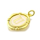 Латунные подвески KK-C088-01G-21-2