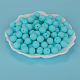 Круглые силиконовые фокусные бусины SI-JX0046A-82-3