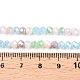 Стеклянные бусины с гальваническим покрытием  GLAA-T023-B16-02-4