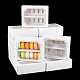 Картонные коробки для макарон CON-WH0086-132B-01-7