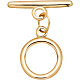 Латуни Переключить застежками KK-BC0005-60G-1