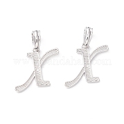 Подвески с буквами из экологически чистой латуни KK-K265-02P-X