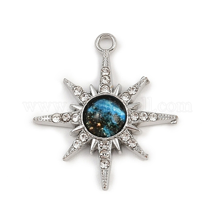 Подвески из сплава и страза FIND-F013-05P-1