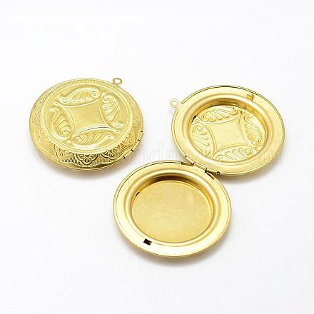 Подвески латуни медальон KK-P094-24-1