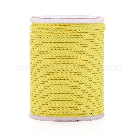 Круглый вощеный полиэфирный шнур X-YC-G006-01-1.0mm-04-1