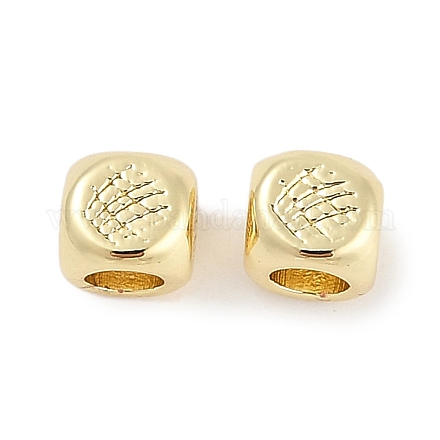 Латунные бусины KK-Q028-35G-1