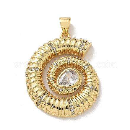 Подвески из латуни и стекла KK-M300-05G-01-1