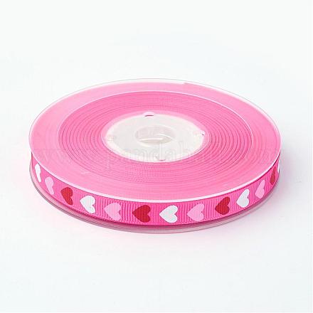 Полиэстер Grosgrain ленты SRIB-D060-9mm-06-1