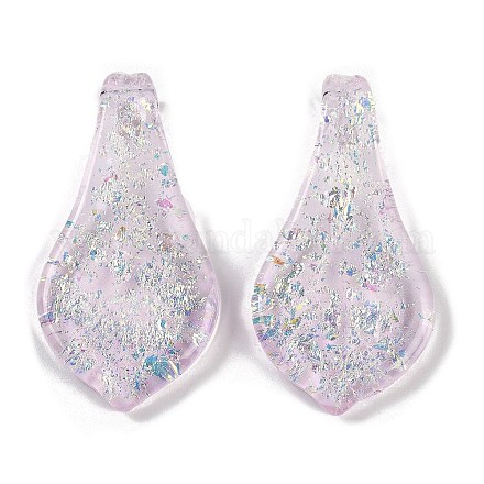 Lampwork большие кулоны FOIL-K003-01C-1