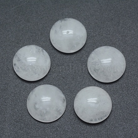 Кристалл кабошоны природного кварца G-P393-R50-4MM-1