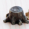 Mini Resin Stumps, Dollhouse Garden Decorations, Black, 15x15x10mm