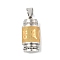 Buddhist Jewelry 304 Stainless Steel Textured Pendants, Column with Om Mani Padme Hum, Golden & Stainless Steel Color, 27.5x13mm, Hole: 8x4mm