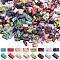 SUNNYCLUE 1 Box 800Pcs 10 Colors Small Flat 2 Hole Bead Bulk Glass Tila Spacer Beads Opaque Rectangle Cube Colors Acrylic Mini Seed Beads for Jewelry Making Supplies DIY Bracelets Necklace Crafts