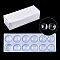 Transparent Glass Cabochons, Half Round/Dome, Clear, 18mm, about 1260pcs/box