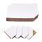 Safety Kraft Paper Photo Album Corner Protector, White, 15.1x15.1x0.18cm, 50pcs/set